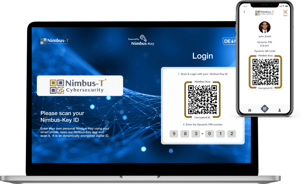 QR + PIN login instead of password